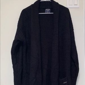 Abercrombie and Fitch Knit Black cardigan